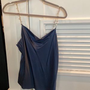 Cami pearl strap tank